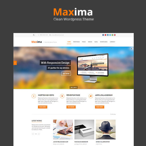 Maxima – Retina Ready WordPress Theme - Storewp.net -... Very cheap price Original product ! We Purchase And Download From