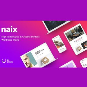 Naix – Creative & High Performance Portfolio WordPress.
