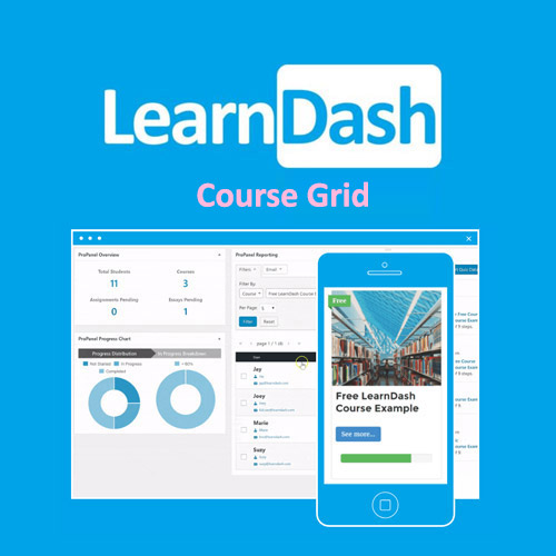 LearnDash LMS Course Grid